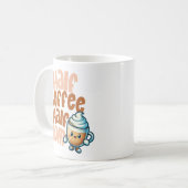 Half Coffee Half Moeder Koffiemok (Voorkant links)