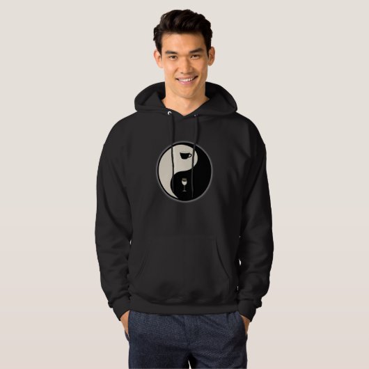 Half Coffee Half Teacher Hoodie (Voorkant volledig)
