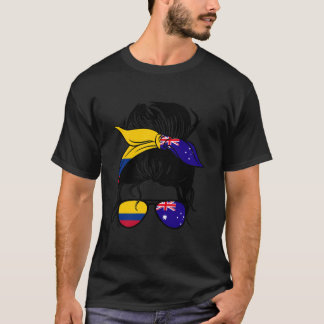 Half Colombiaans Half Australisch Mix Colombia en  T-shirt