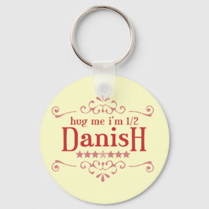 half Deens Sleutelhanger