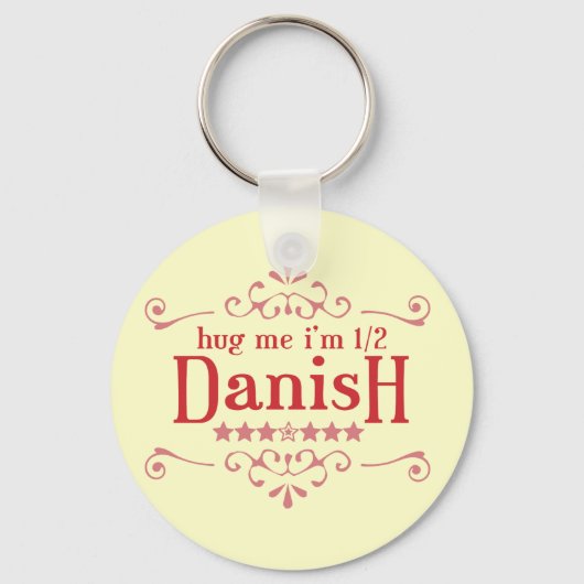 half Deens Sleutelhanger (Voorkant)