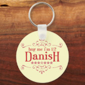 half Deens Sleutelhanger (Voorkant)