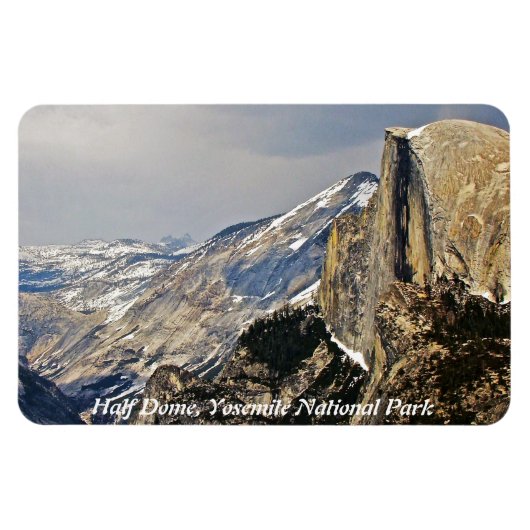 HALF DOME AFBEELDING GEZIEN VANAF GLACIER POINT MAGNEET (Horizontaal)