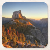 Half-dome bij Sunset Detail - Yosemite Kartonnen Onderzetters (Voorkant)