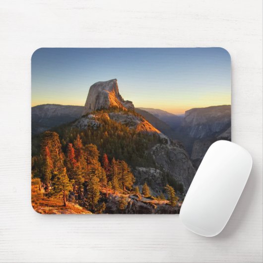 Half-dome bij Sunset Detail - Yosemite Muismat (Met muis)
