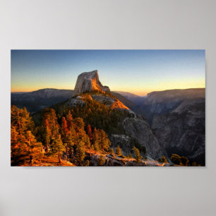 Half-dome bij Sunset Detail - Yosemite Poster