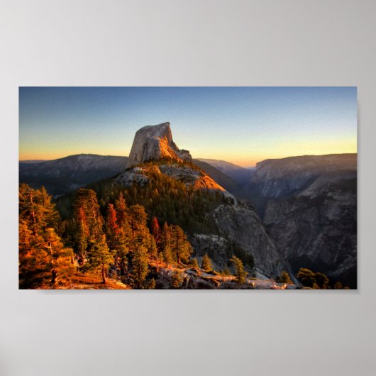 Half-dome bij Sunset Detail - Yosemite Poster (Voorkant)