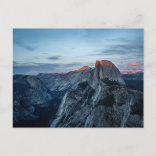 Half Dome bij zonsondergang - Yosemite Fotografie Briefkaart