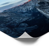 Half Dome bij zonsondergang - Yosemite Fotografie Poster (Hoek)