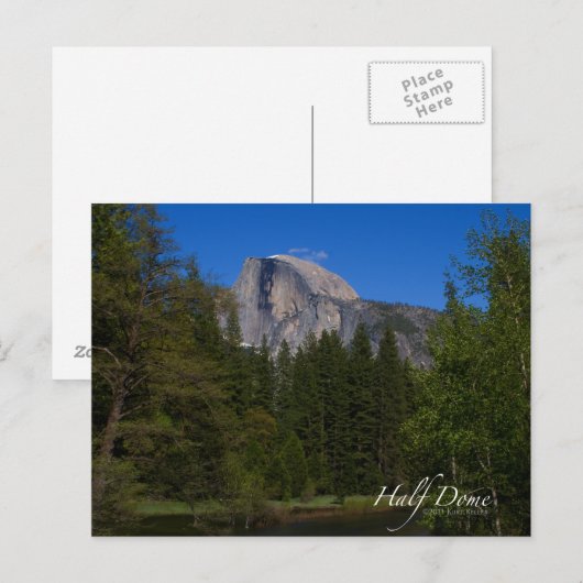 Half-dome Briefkaart (Voorkant / Achterkant)