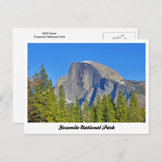 Half-Dome-Briefkaart Briefkaart (Voorkant / Achterkant)