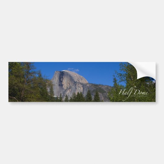 Half-dome Bumpersticker (Voorkant)