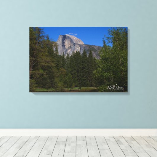 Half-dome Canvas Afdruk (Insitu (Houten vloer))