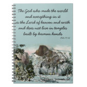  Half Dome Christelijk Notitieboek (Voorkant)