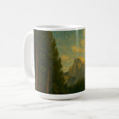 Half Dome en bomen vanuit Yosemite Valley  Koffiemok (Voorkant links)