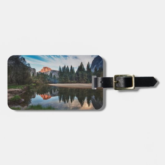Half Dome en Merced Bagagelabel (Voorkant horizontaal)