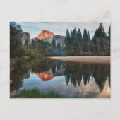 Half Dome en Merced Briefkaart (Voorkant)
