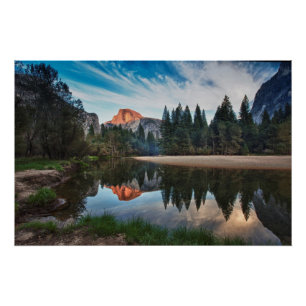 Half Dome en Merced Poster