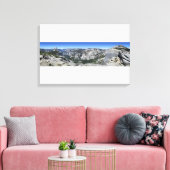 Half-Dome en Yosemite-vallei - Yosemite Canvas Afdruk (Insitu (Woonkamer))