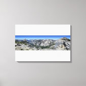 Half-Dome en Yosemite-vallei - Yosemite Canvas Afdruk (Voorkant)