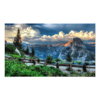 Half-dome Foto Afdruk