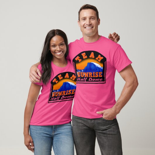 Half Dome Hiking Team Sunrise T-shirt (Unisex)
