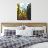 Half Dome in de herfst Canvas Afdruk (Insitu (Slaapkamer))