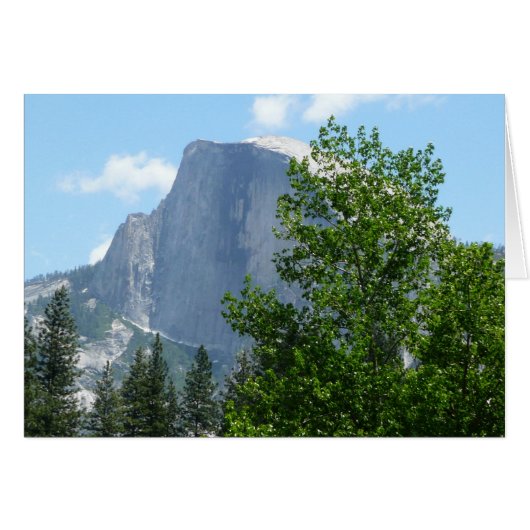 Half Dome in de zomer vanuit Yosemite National Par (Voorkant Horizontaal)