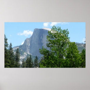 Half Dome in de zomer vanuit Yosemite National Par Poster