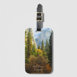 Half Dome in Herfst (in Yosemite National Park) Bagagelabel