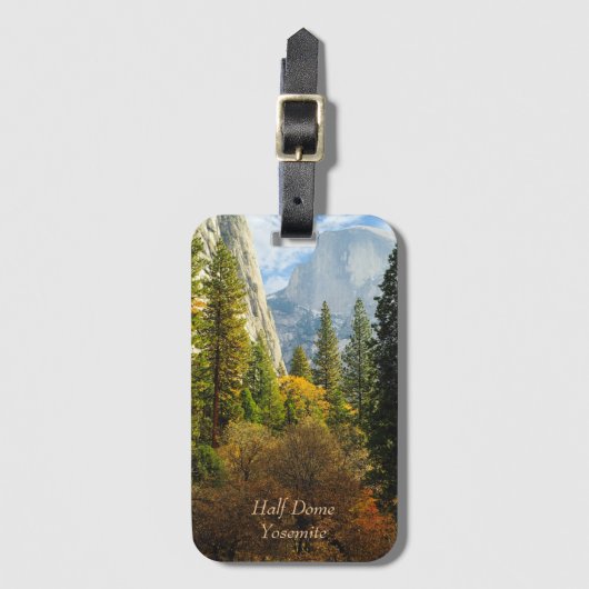 Half Dome in Herfst (in Yosemite National Park) Bagagelabel (Voorkant (verticaal))