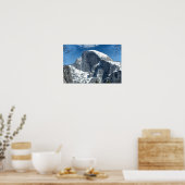 Half Dome in wintersneeuw - Yosemite Poster (Keuken)