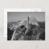 Half Dome is een bekende functie in Yosemite Briefkaart (Voorkant / Achterkant)