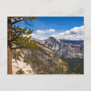 Half Dome-landschap, Californië Briefkaart