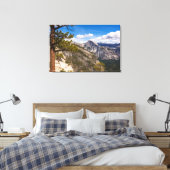 Half Dome-landschap, Californië Canvas Afdruk (Insitu (Slaapkamer))
