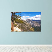 Half Dome-landschap, Californië Canvas Afdruk (Insitu (Houten vloer))