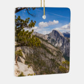Half Dome-landschap, Californië Keramisch Ornament (Rechts)