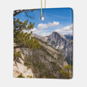 Half Dome-landschap, Californië Keramisch Ornament (Links)