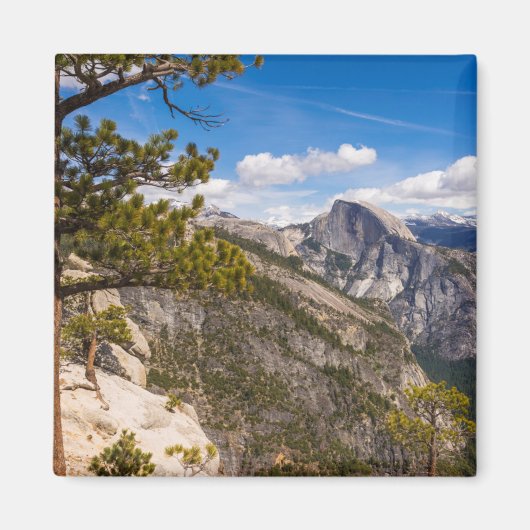Half Dome-landschap, Californië Magneet (Voorkant)