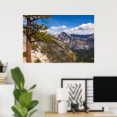 Half Dome-landschap, Californië Poster (Thuiskantoor)
