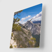 Half Dome-landschap, Californië Vierkante Klok (Hoek)