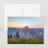 Half-dome | Nationaal park Yosemite Briefkaart (Voorkant / Achterkant)