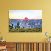 Half-dome | Nationaal park Yosemite Canvas Afdruk (Insitu (Woonkamer))
