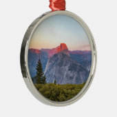 Half-dome | Nationaal park Yosemite Metalen Ornament (Rechts)