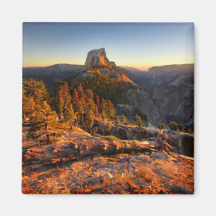 Half-dome op zonsondergang - Yosemite Magneet