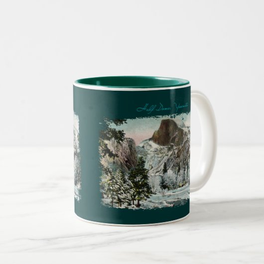 Half Dome Painted Coffee Mok (Voorkant rechts)