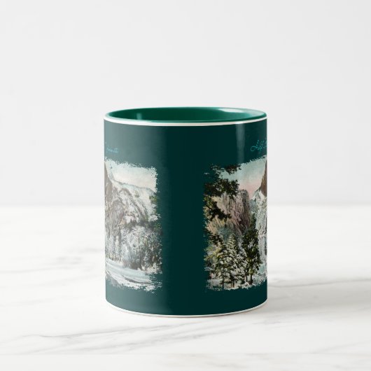 Half Dome Painted Coffee Mok (Center)