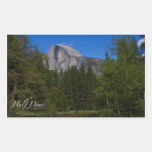 Half-dome Rechthoekige Sticker (Voorkant)