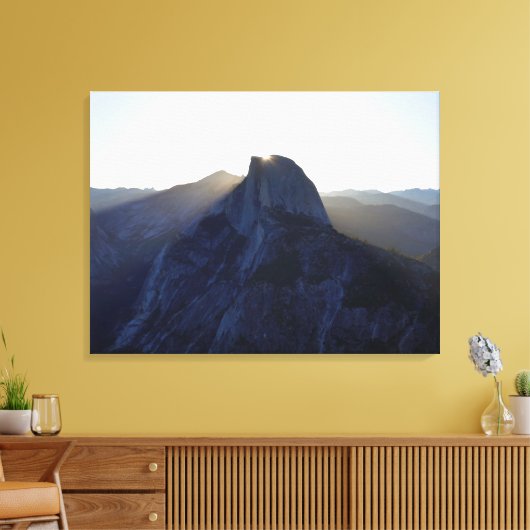 Half Dome Sunrise I Canvas Afdruk (Insitu (Woonkamer))