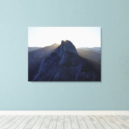 Half Dome Sunrise I Canvas Afdruk (Insitu (Houten vloer))